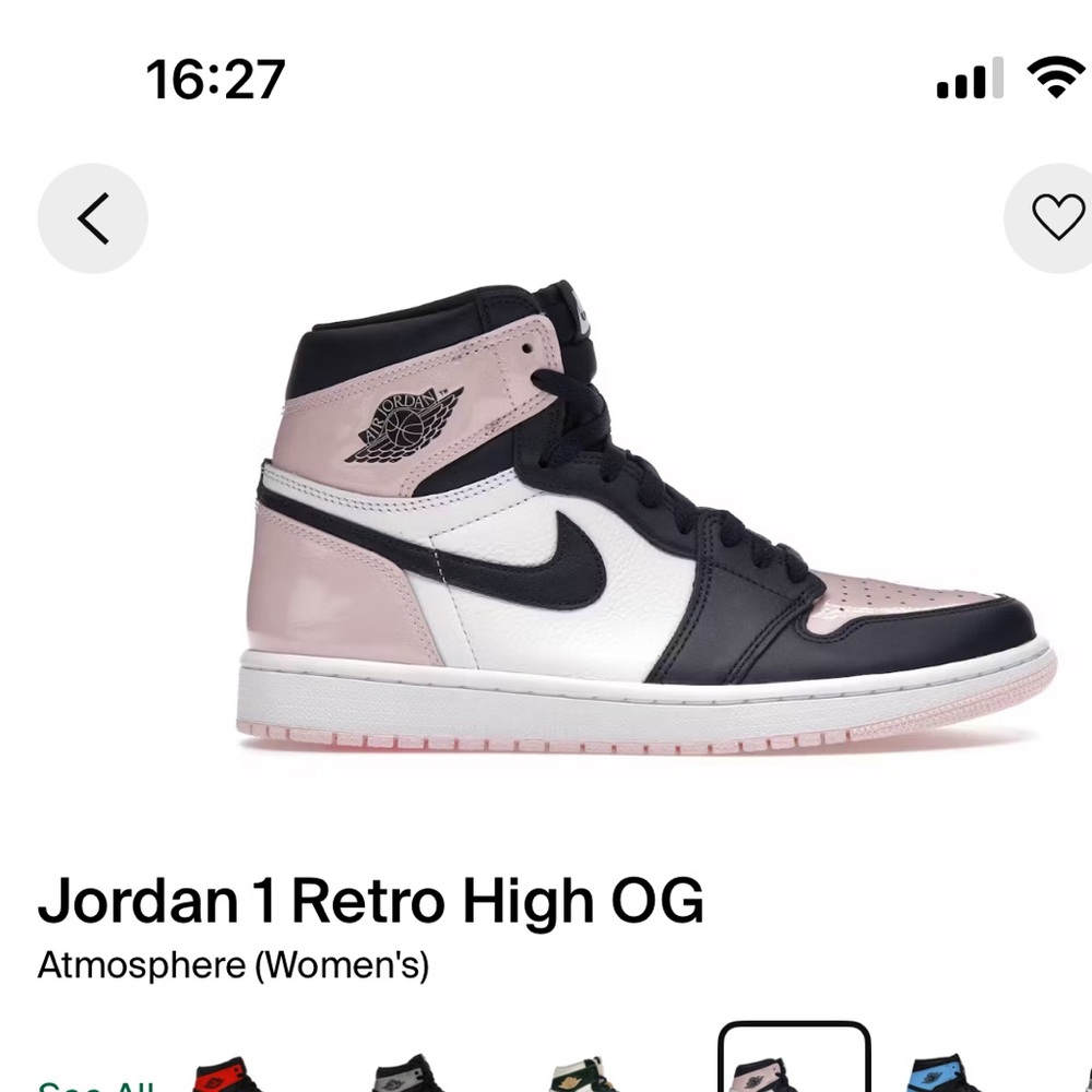 Jordan 1 Retro High OG Atmosphere Sneakers